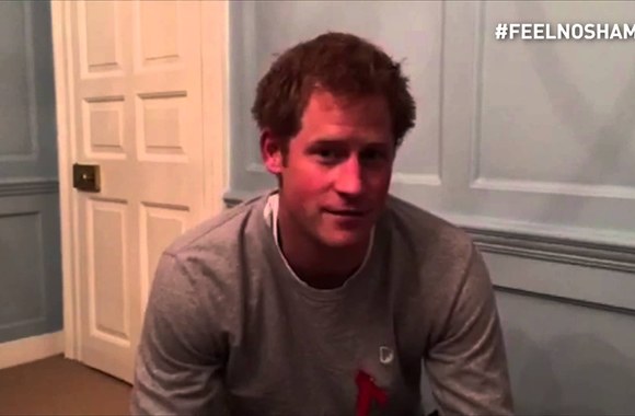 VIDEO kadras: #feelnoshame Prince Harry