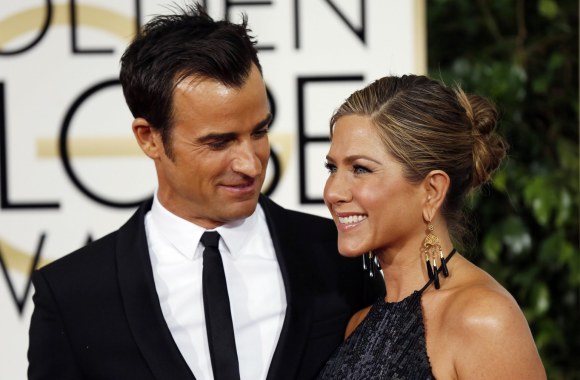 Justinas Theroux ir Jennifer Aniston