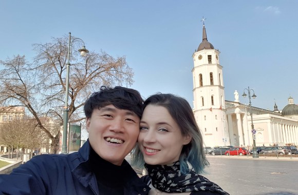 Jeong Byung Chae ir Daina Baublytė/ Asmeninio archyvo nuotr.