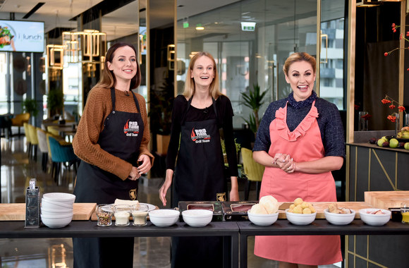 Laidos „Virtuvės istorijos“ filmavimo akimirka