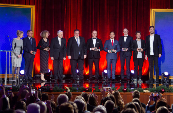 Apdovanojimų akimirka /Irmanto Gelūno nuotr.