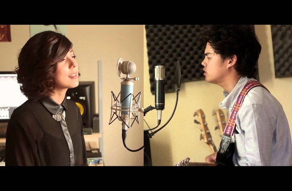 VIDEO kadras: Daft Punk - Get Lucky (Cover) by Tim Atlas & Daniela Andrade