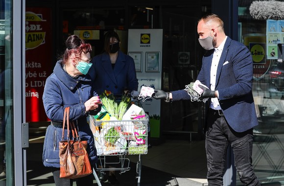 Verslininkas Nerijus Marcinkevičius prieš svarbiąsias metų šventes surengė kilnią akciją/Vaido Grudžio nuotr.
