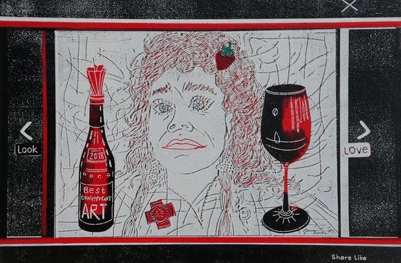 Grafikė Jūratė Rekevičiūtė įamžino Eurikos Masytės dainos „Laisvė” suknelę