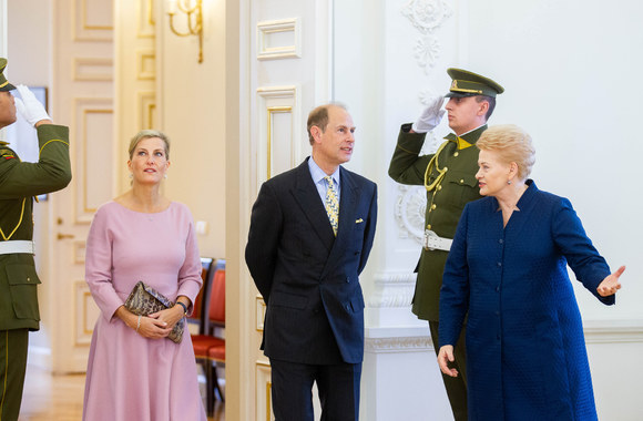 Prezidentės Dalios Grybauskaitės susitikimas su Jungtinės Karalystės princu Edvardu, Vesekso grafu, ir Vesekso grafiene Sofija.