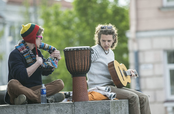 Jurgio Didžiulio surengtos muzikos eisenos akimirkos