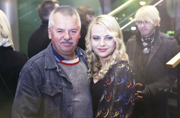Renata Jampolskė su tėčiu Viktoru