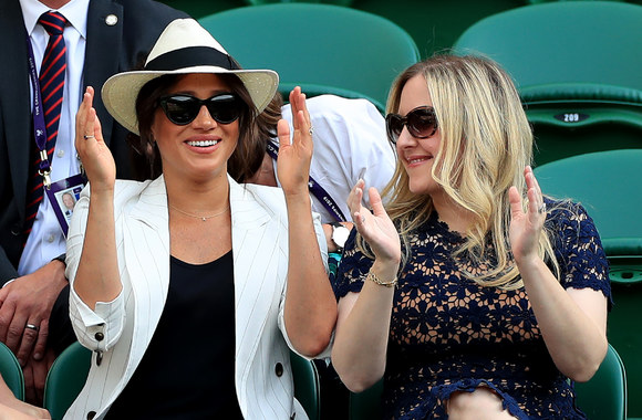 Meghan Markle Vimbldono turnyre / „Scanpix“ nuotr.