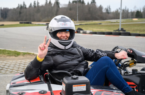 Beatos Wilkin popietė Elektrėnų kartodrome / Loretos Kondratės nuotr.