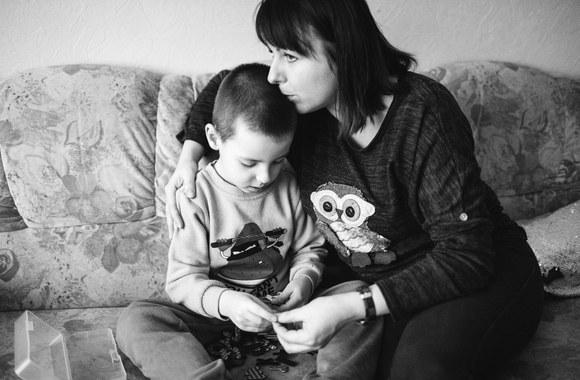 Audronės Dobilaitės-Rudauskienės šeima/Aivaro Šimeliūno nuotr.