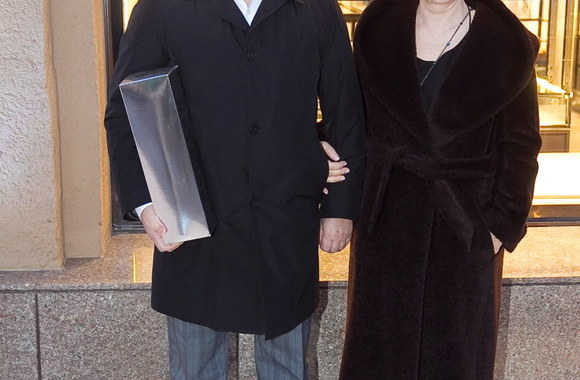 „Utenos trikotažo“ generalinis direktorius Gintautas Bareika su žmona Ina