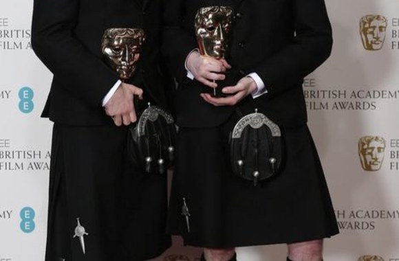 Ainslie (kairėje) ir Willui Hendersonams – geriausio trumpametražio animacinio filmo apdovanojimas („The Making of Longbird“)