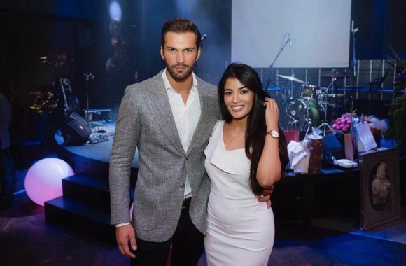 Žilvinas Tratas su širdies drauge Daniela / Socialinių tinklų nuotr.
