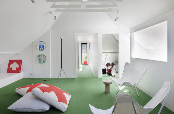 Modernus namo Elwood vietovėje (Australija) interjeras.