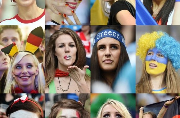 Europos futbolo čempionate azartu moterys nė kiek nenusileidžia vyrams