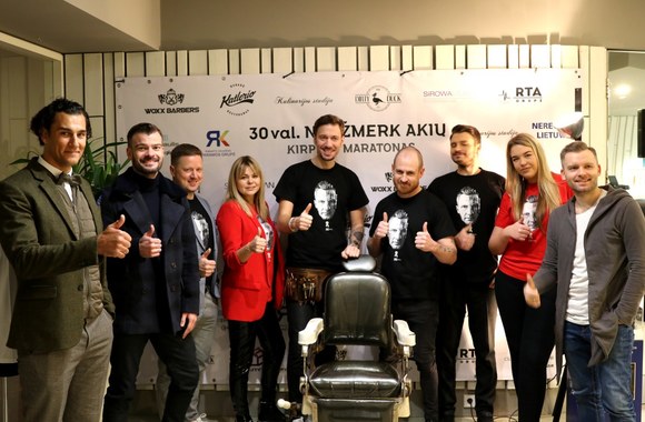 "30 val. Neužmerk akių“ kirpimų maratonas