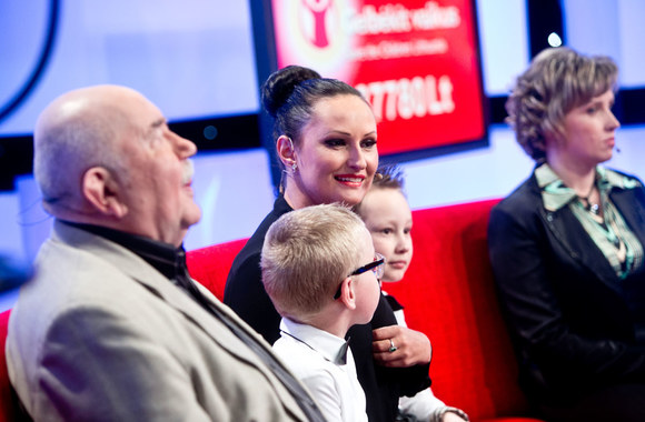 Koncerto „Gelbėkit vaikus“ akimirka