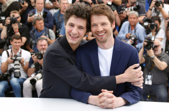 Filmo „Sorry Angel“ premjeros akimirkos – aktoriai  Vincent Lacoste ir Pierre Deladonchamps