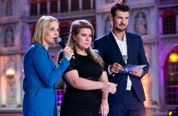 „Šokiai ant ledo“ filmavimo akimirka