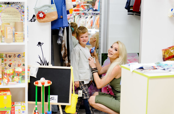 Natalija Bunkė su sūnumi Kristupu