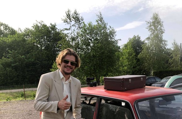 Ignas Lelys ir Andrius Talžūnas po Lietuvą keliavo „Žiguliu“/Asmeninio archyvo nuotr.