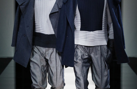 „Giorgio Armani“ kolekcijos modelis